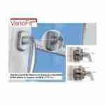 Mâner fereastră Hoppe Dallas, secustik, tija variabila 7/32-42 mm, material alama - Image 3