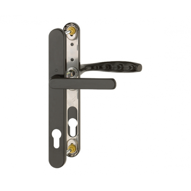 Maner usa exterior asimetric, hoppe new york, cu sild pentru cilindru, 92 x 30 mm
