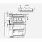 Balama 3D reglabil Cemom, cu 4 tije, diametru 14 mm, albastru zincat - Image 3
