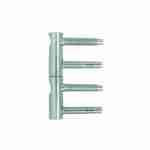 Balama 3D reglabil Cemom, cu 4 tije, diametru 14 mm, albastru zincat