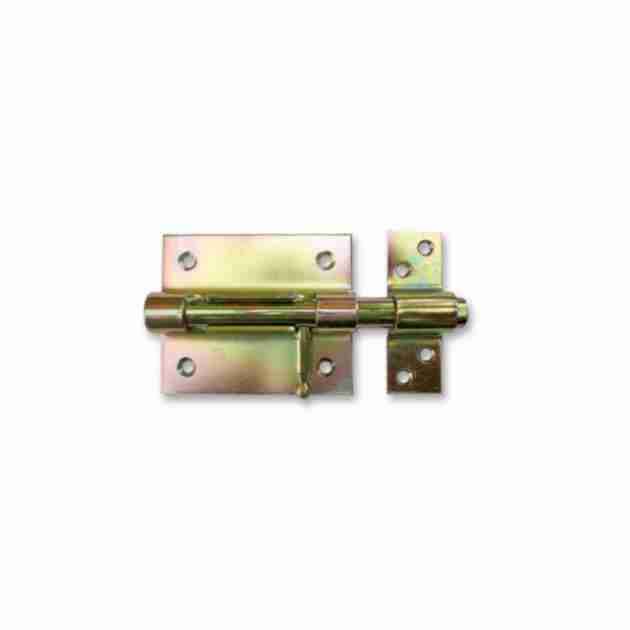 Zavor aplicat pentru usi cu inchedere, 65x85mm, galben zincat