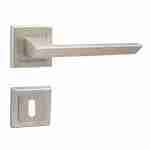 Mâner cu rozetă - Aspetto - Nichel Mat Satin - imagine 3