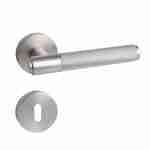 Mâner cu rozetă - Stilo - Nichel Mat Satin - imagine 3